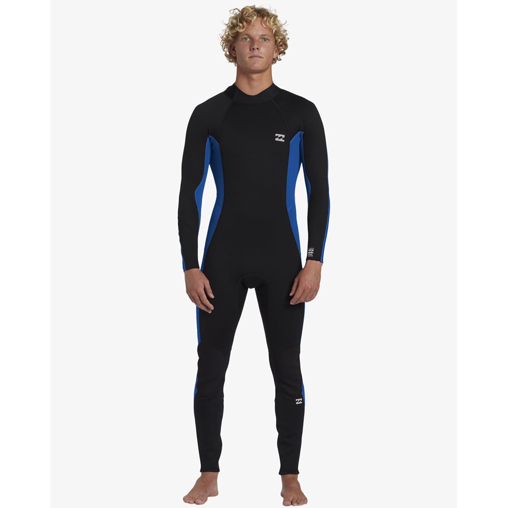 Гидрокостюммужскойдлявейкборда,водныхлыжBillabong302foilbzl/slfullsuitmidblue,размерM