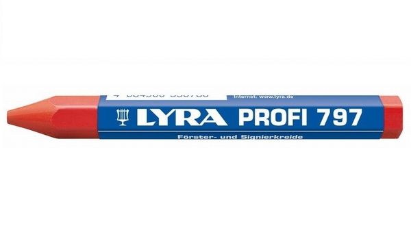 Маркировочный мелок Lyra Profi 797 L4870017 для древесины (красный, 12 шт)