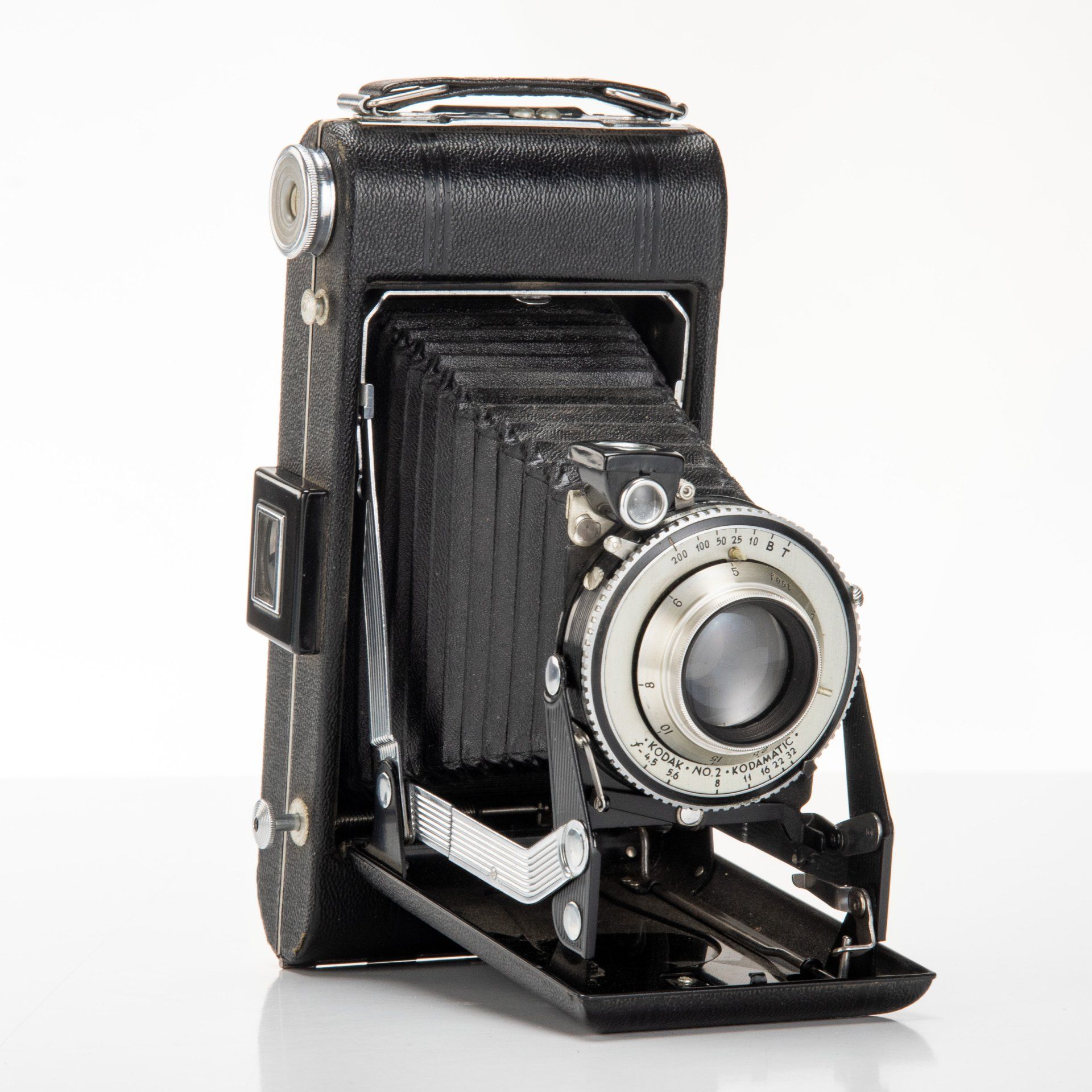 Фотоаппарат винтажный Kodak Vigilant Six-16, металл, кожа, стекло, пластик, Kodak, США, 1930-1940 гг.