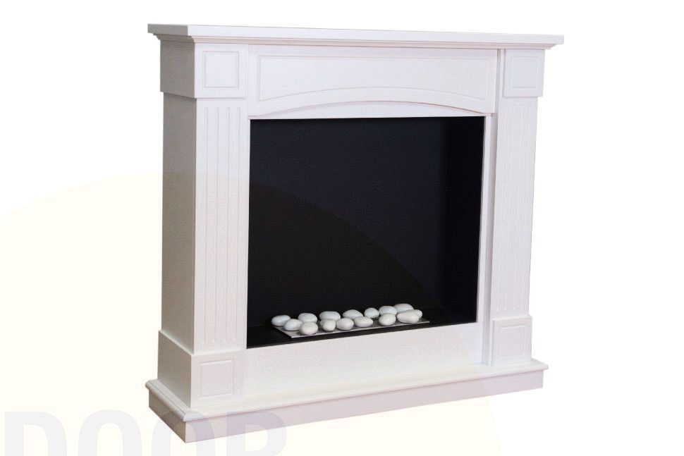 Биокамин FireBird Олимпия, металл, белый, 116х107х32,3 см.