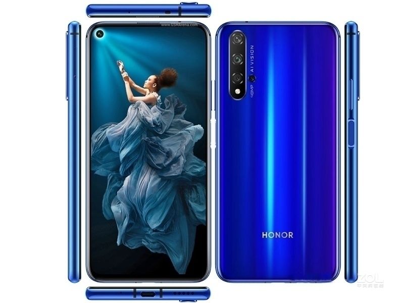 HUAWEIСмартфонHonor20Globalхонорсмартфон8/256ГБ,темно-синий