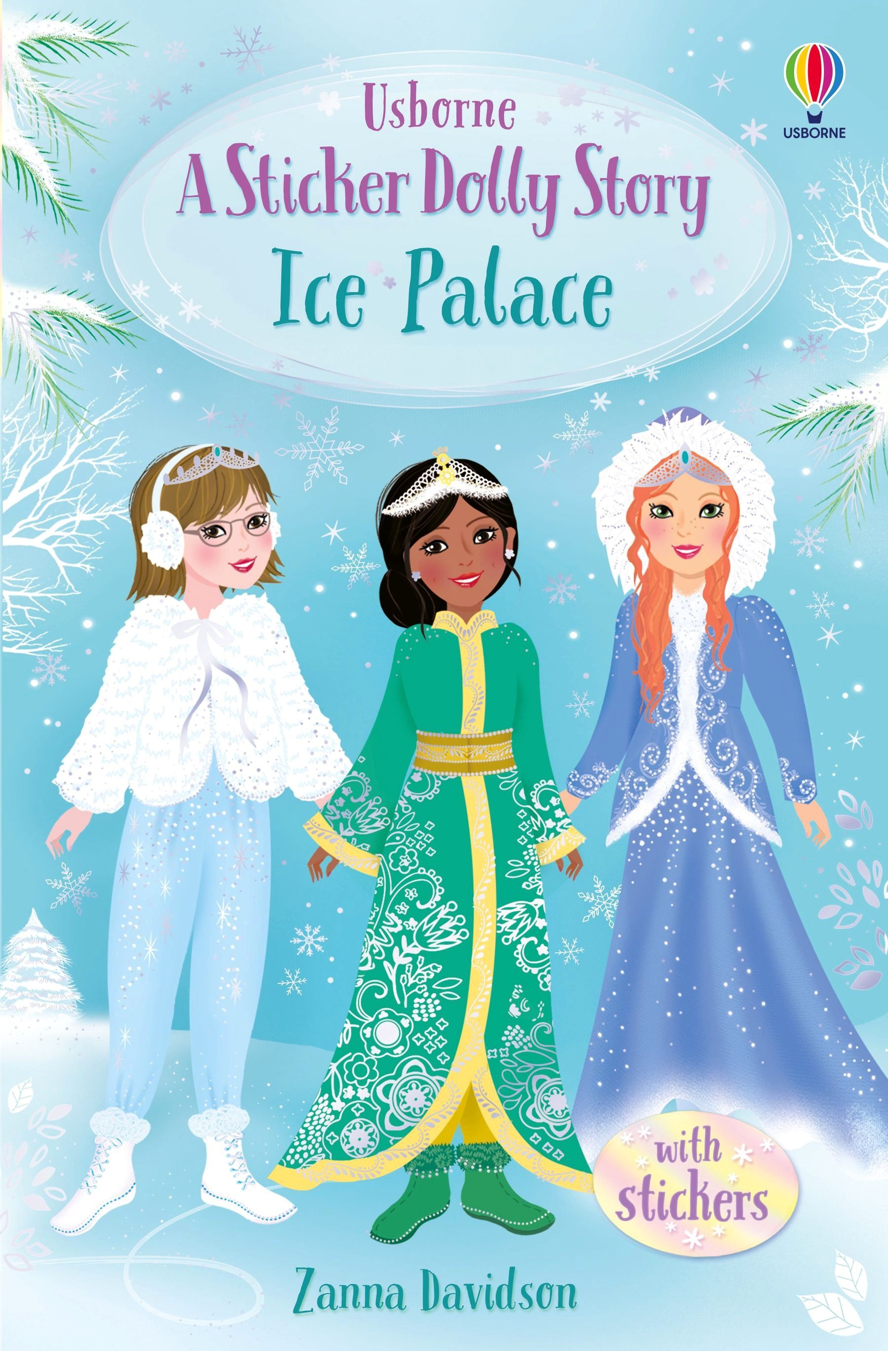 Sticker Dolly Story. Ice Palace / Книга на Английском | Davidson Zanna