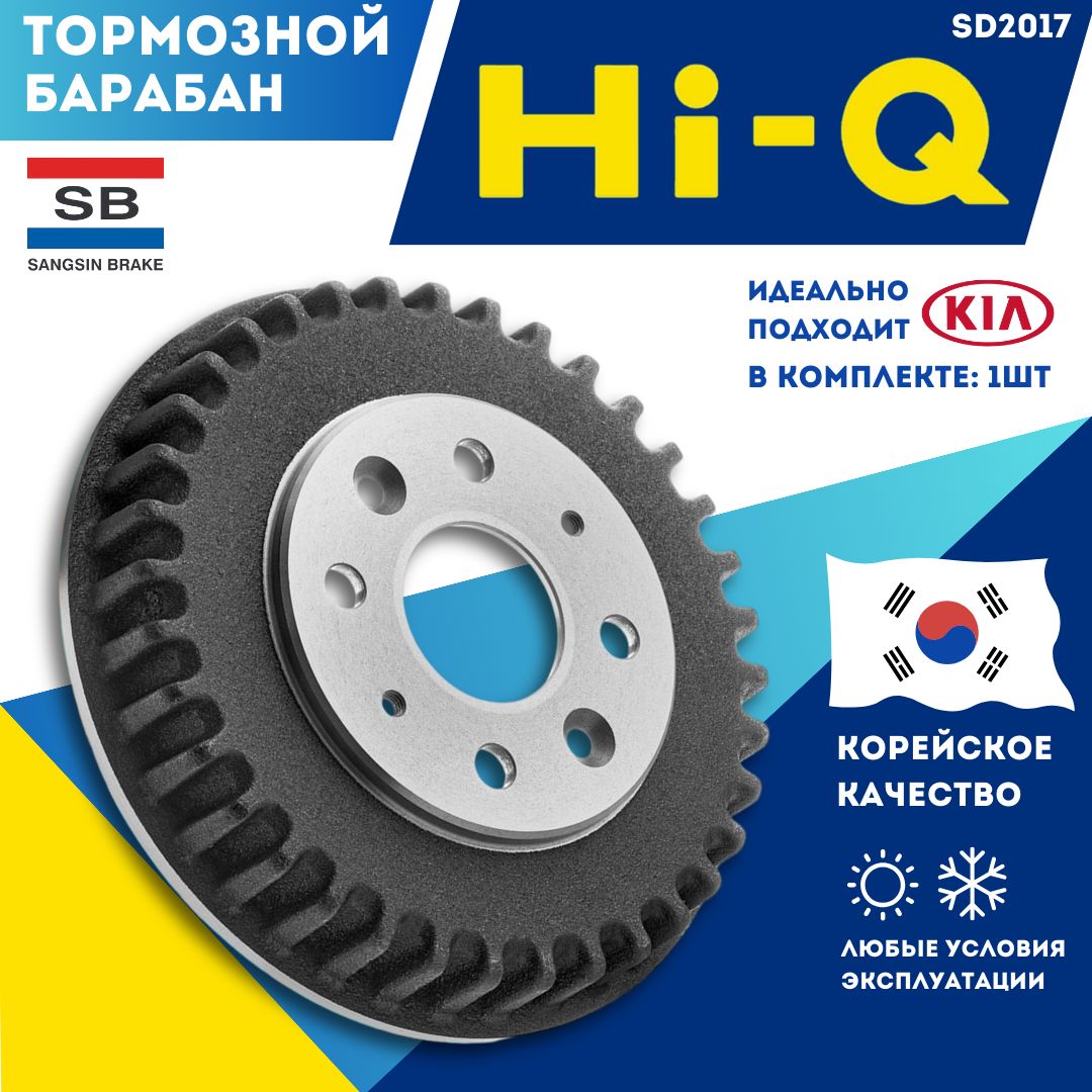 Барабан Тормозной Киа Спектра (ИЖ) Kia Spectra SD2017 OEM 0K20126251B