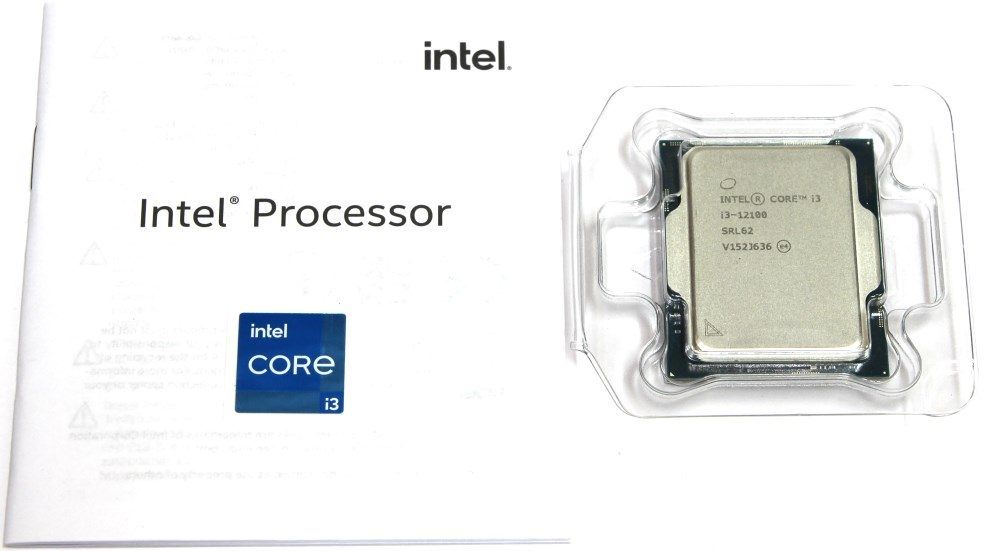 IntelПроцессорi3-12100BOX(скулером)