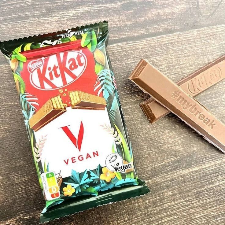 ШоколадныйбатончикKitkatVegan,5штпо41,5гр(Германия)