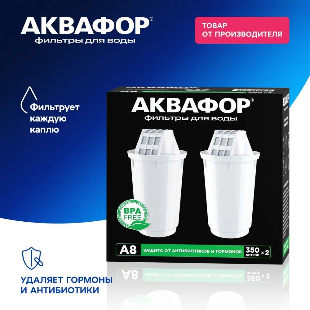 Комплект модулей сменных фильтрующих Аквафор A8 (2 шт.)