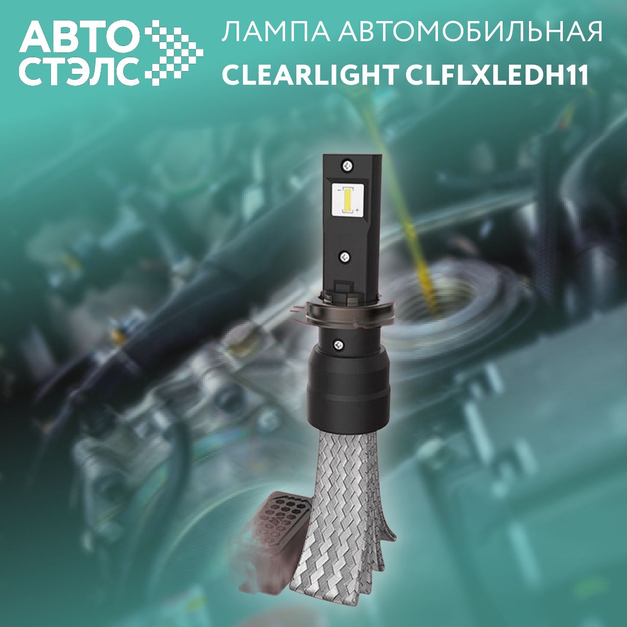 ЛампасветодиоднаяголовногосветаLEDFlexH116000K3000lm1шт,CLEARLIGHTCLFLXLEDH11