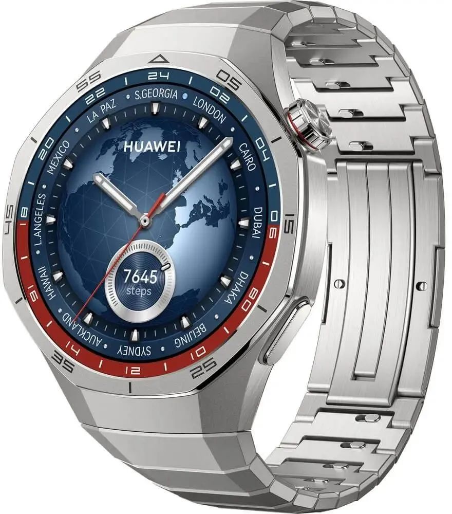 Смарт-часыHuaweiWatchGT5ProVili-B29M46,3мм1,43"AMOLEDкорп,серыйрем,серыйр,бр,:140-210мм