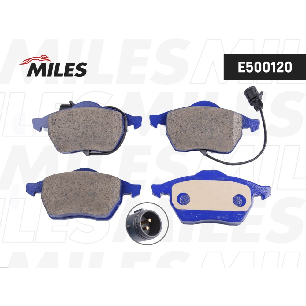 Колодки тормозные MILES E500120 E5 Ceramic А100 91>94/А6 95>97 передние MILES E500120, oem 4A0698151