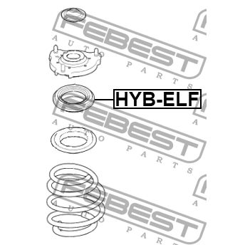 Подшипник опоры амортизатора HYUNDAI TUCSON 15- HYB-ELF FEBEST HYB-ELF