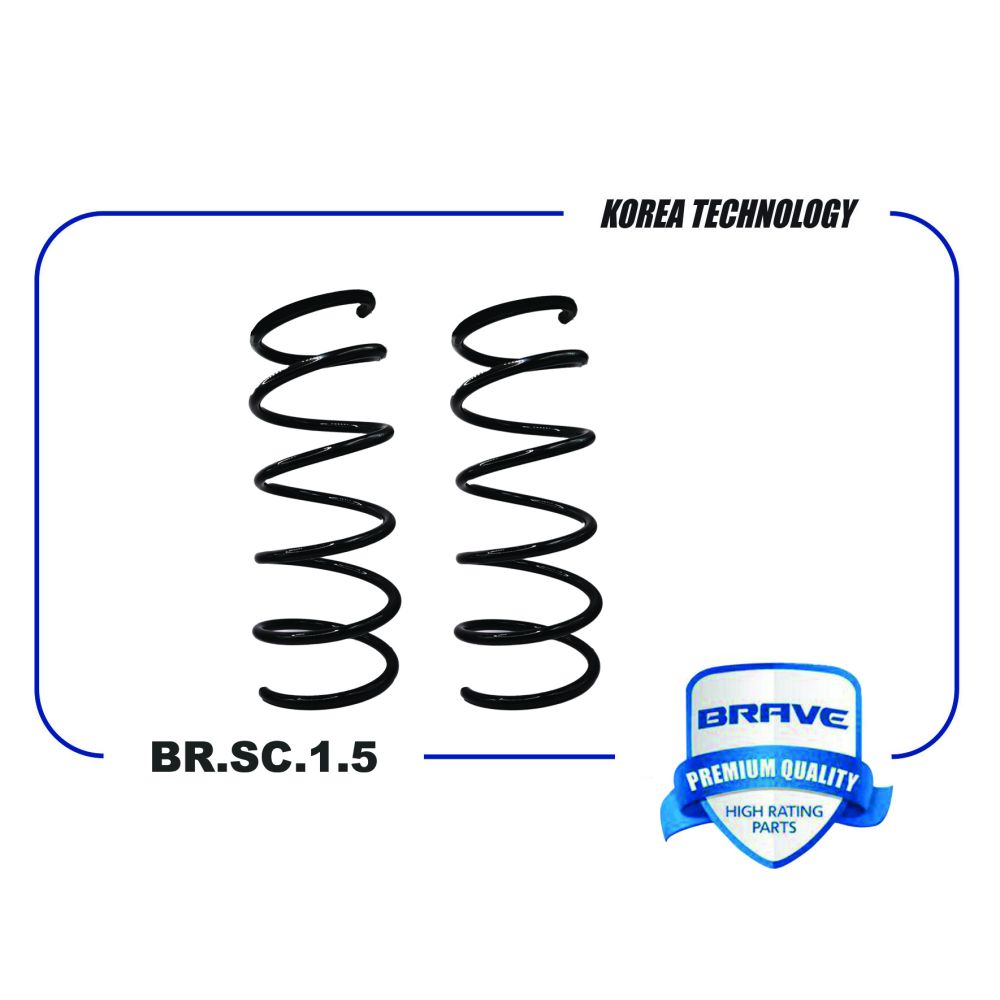 Пружина подвески Renault Duster 10-, Nissan Terrano 14- передняя Brave Brave BR.SC.1.5