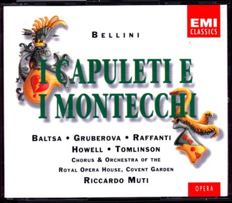 MUTI RICCARDO Bellini: I Capuleti E I Montecchi Компакт-диск