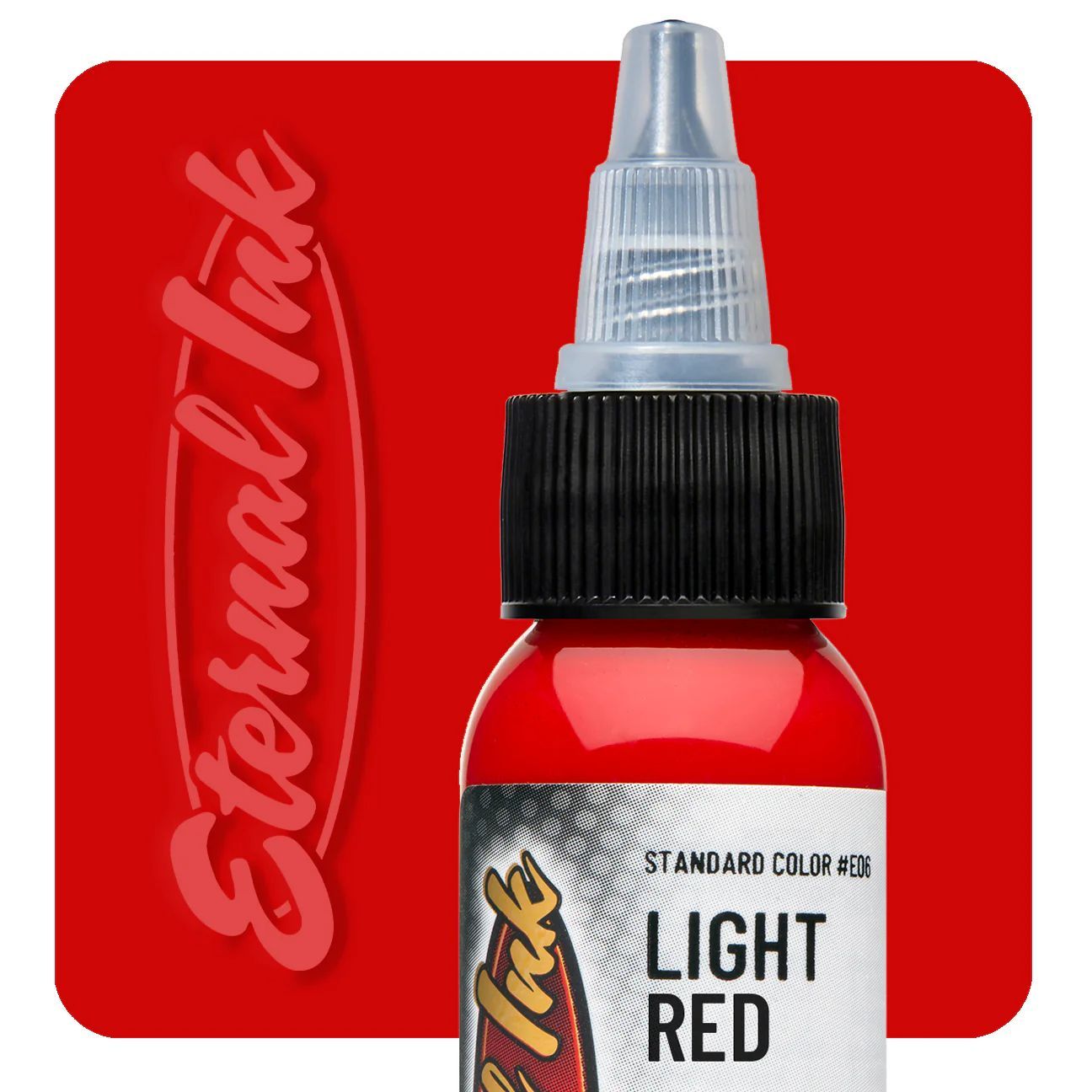 LIGHT RED Eternal краска пигмент для тату красный оттенок (1/2 oz / 15 мл)