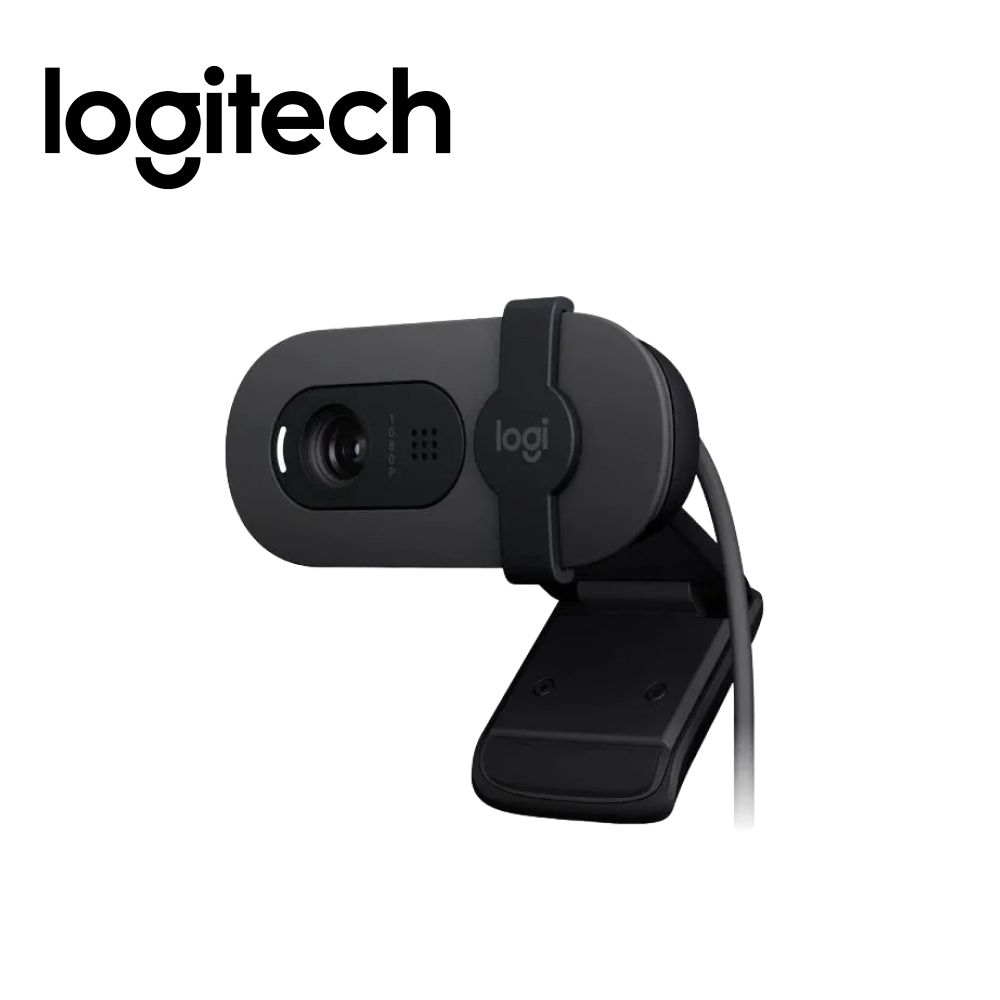 LogitechWeb-камерасмикрофономBrio100/90FullHD,черный