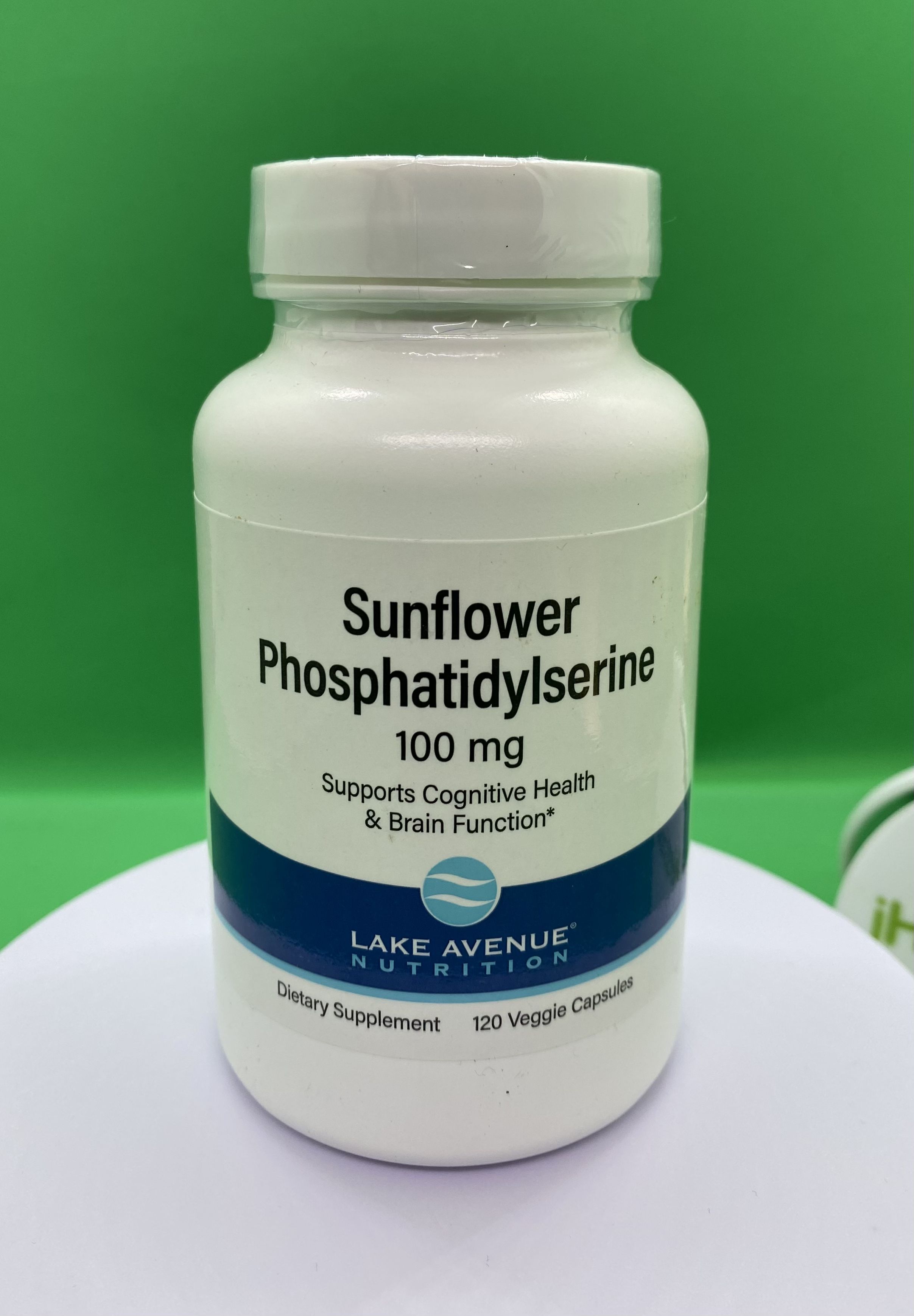 Фосфатидилсерин подсолнечника, 100 мг, 120 растительных капсул, Lake Avenue Nutrition