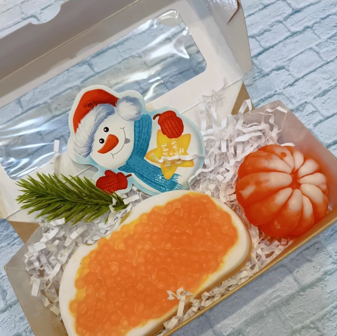 Новогоднее мыло