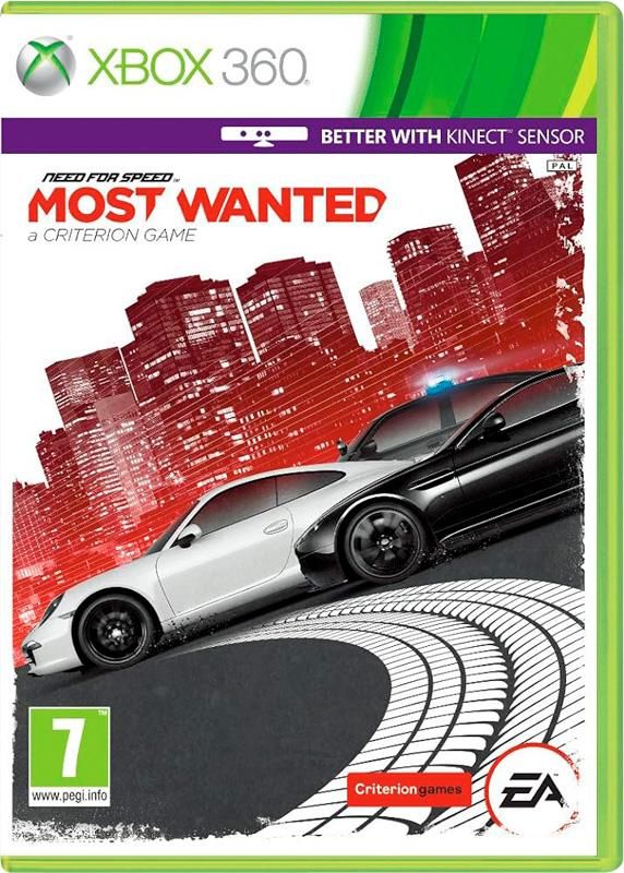 Игра Need for Speed: Most Wanted (поддержка Kinect) (XBox 360, Английская версия)