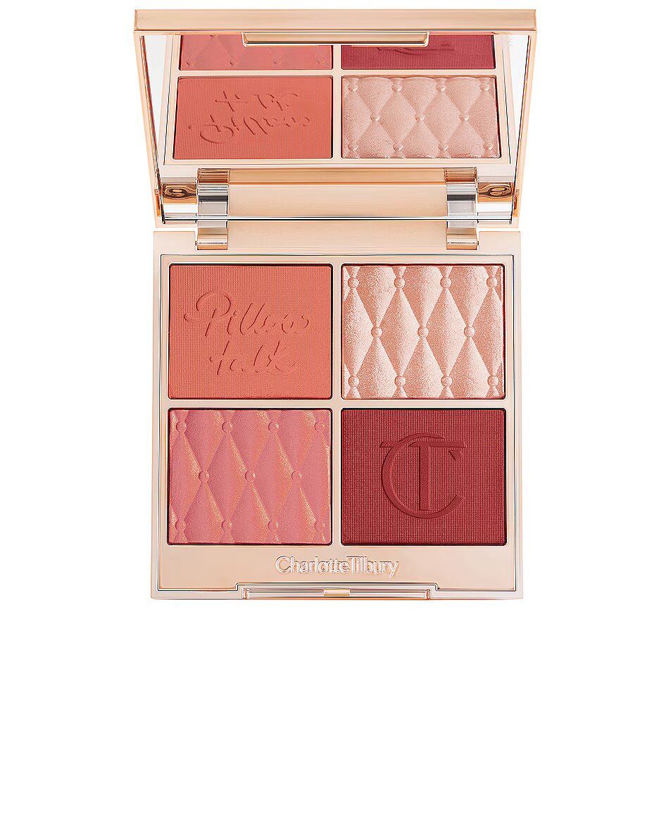 Charlotte Tilbury Палетка румян и хайлайтеров PILLOW TALK BEAUTIFYING FACE PALETTE ( MEDIUM DEEP )