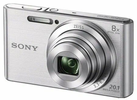 Sony Компактный фотоаппарат Cyber-shot DSC-W830, серебристый