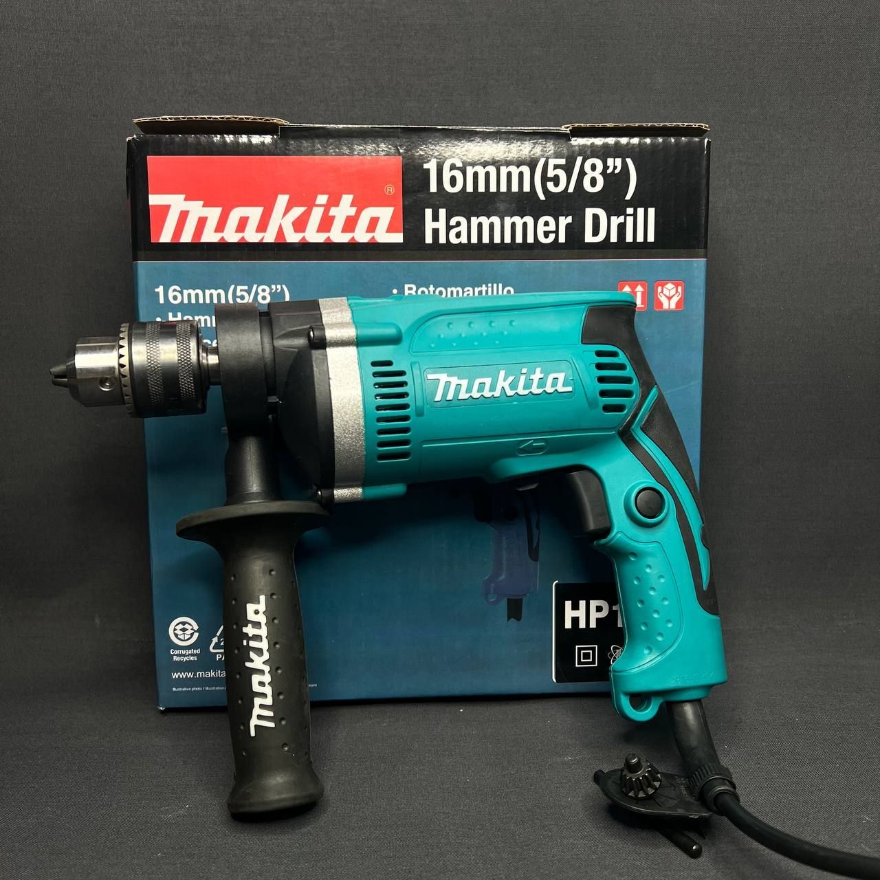 Makita Дрель ударная сетевая, ручная HP1630 710W