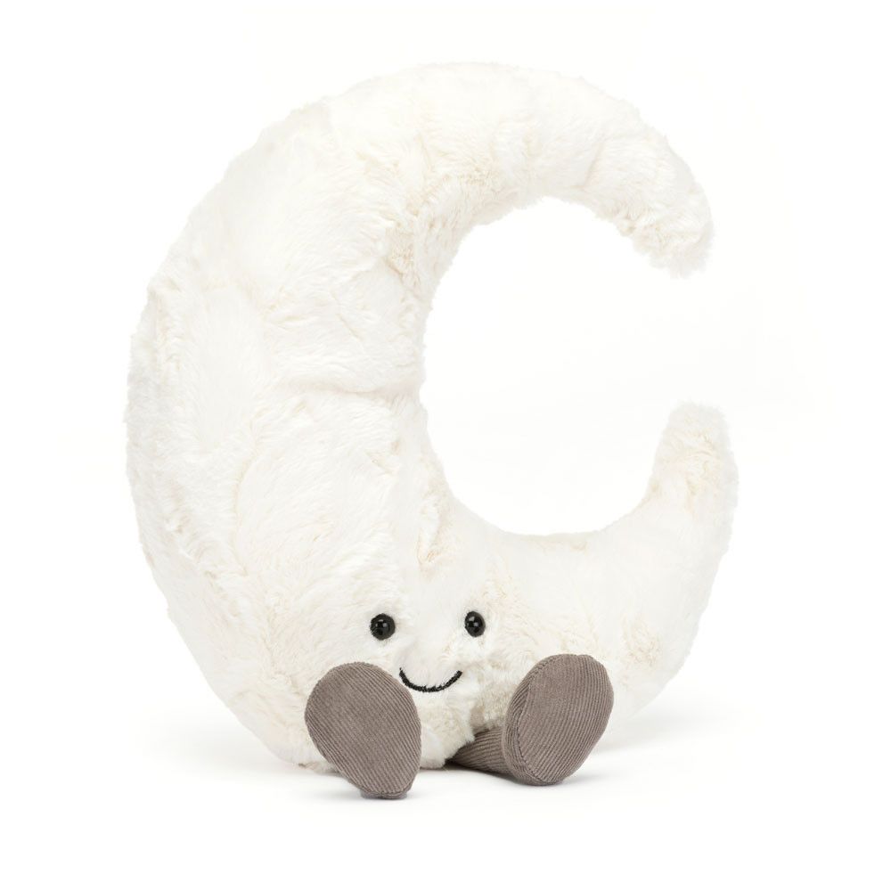 МягкаяигрушкаJELLYCAT30cm/48cm,AmuseablesMoon48cm,бежевый