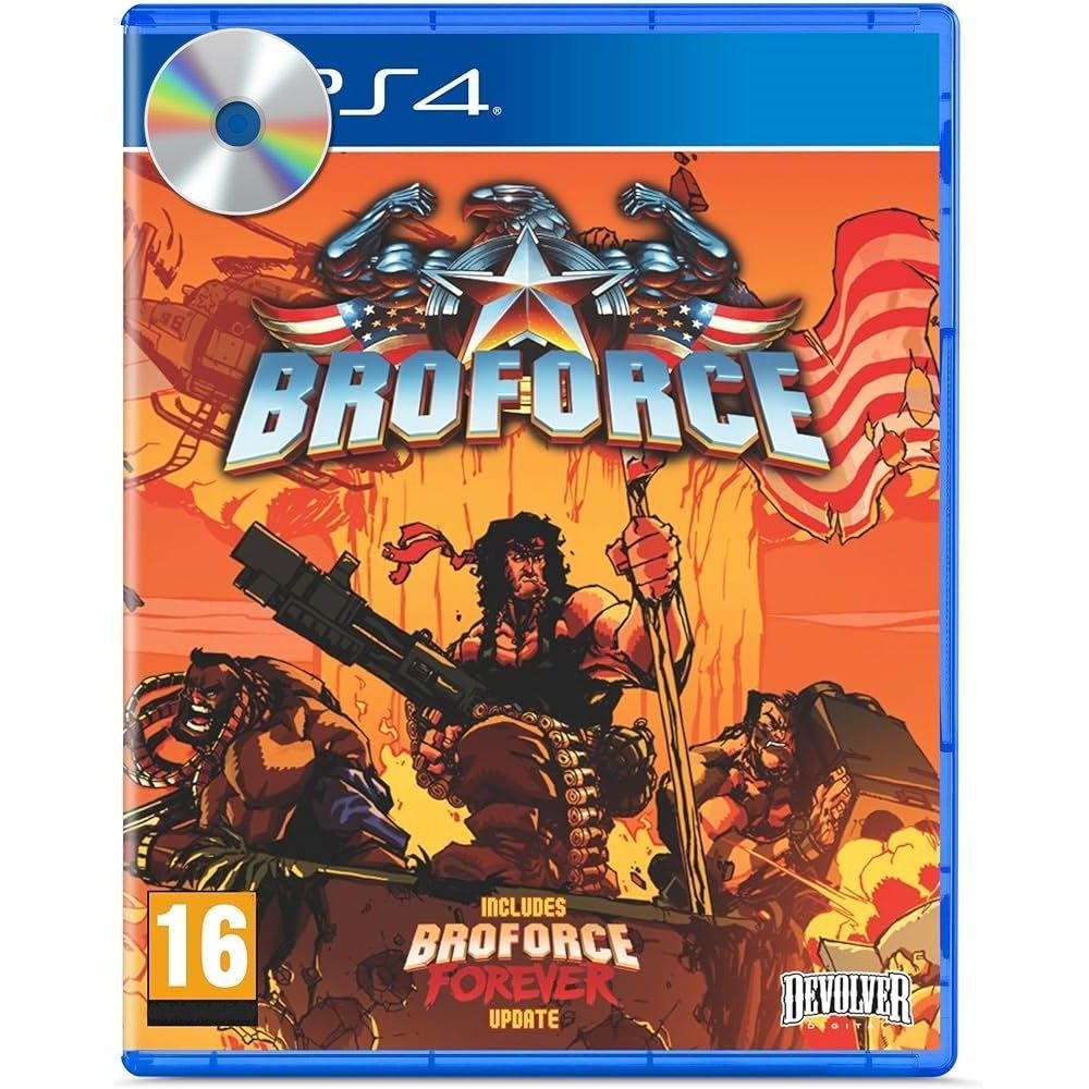 Игра Broforce (PS4) (PlayStation 4, Английская версия)