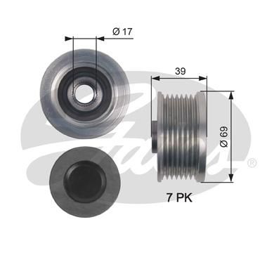 Муфта генератора OAP7149 (7789-10121) GATES OAP7149