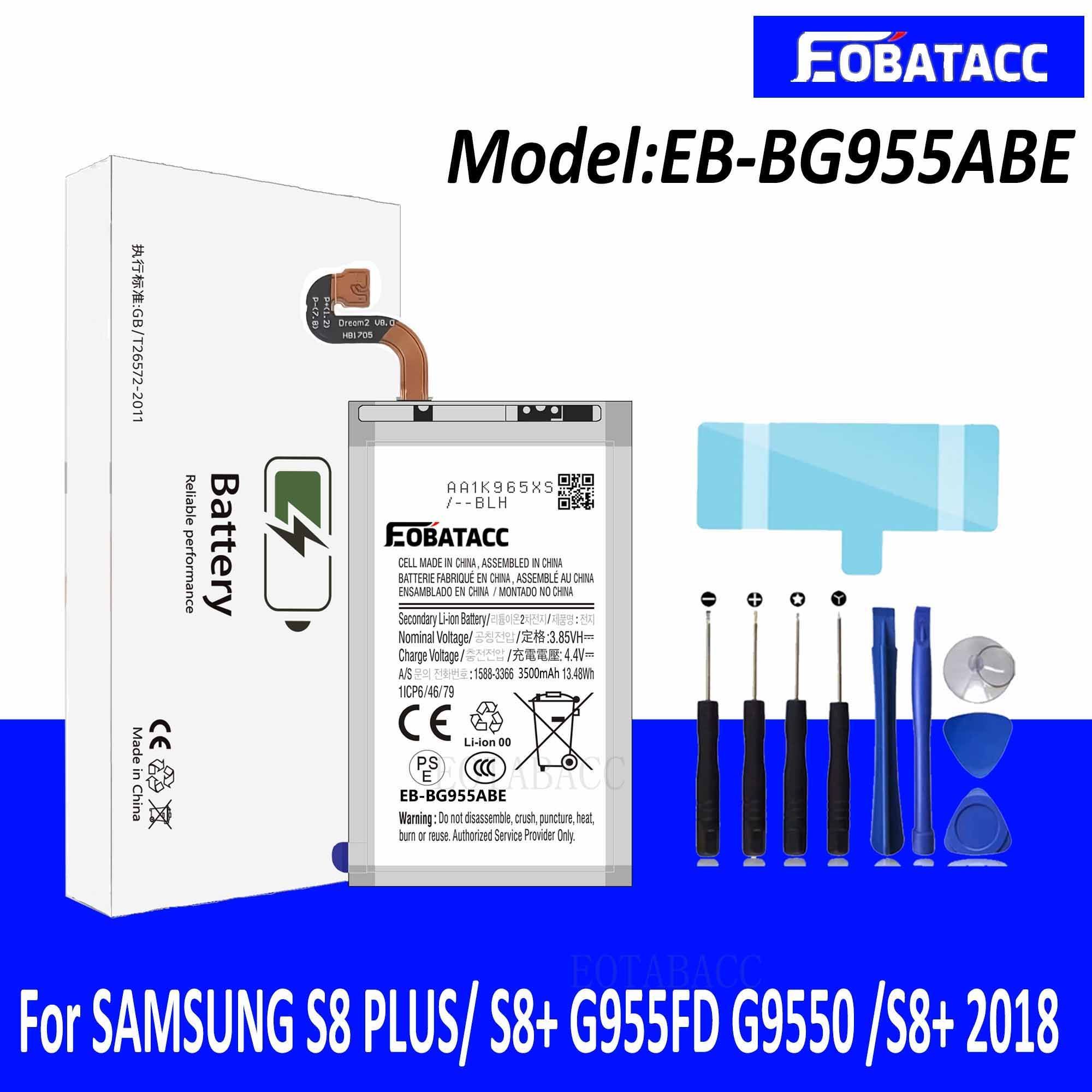 EOTABACC100%новыйвысококачественныйаккумуляторEB-BG955ABEдляSamsungS8PLUS/S8+/G955FDG9550/S8+2018аккумулятор+инструменты