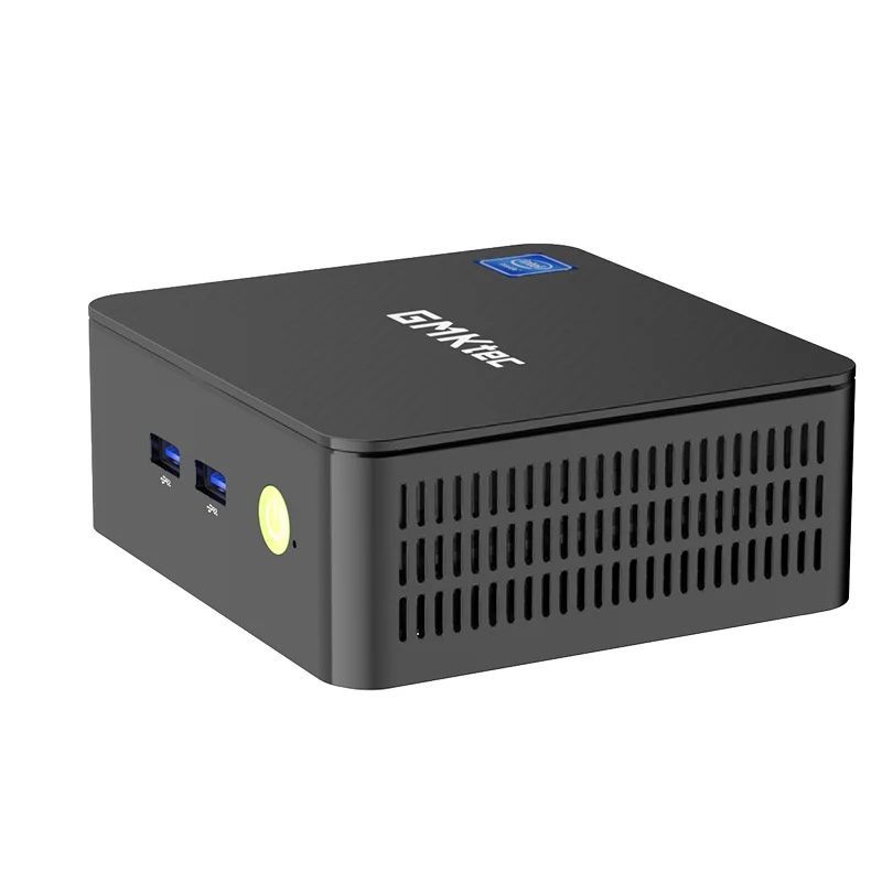 GMKtec Мини-ПК g3 (Intel Alder Lake N100, RAM 16 ГБ, SSD 500 ГБ, Intel UHD Graphics, Windows 11 Pro), серый