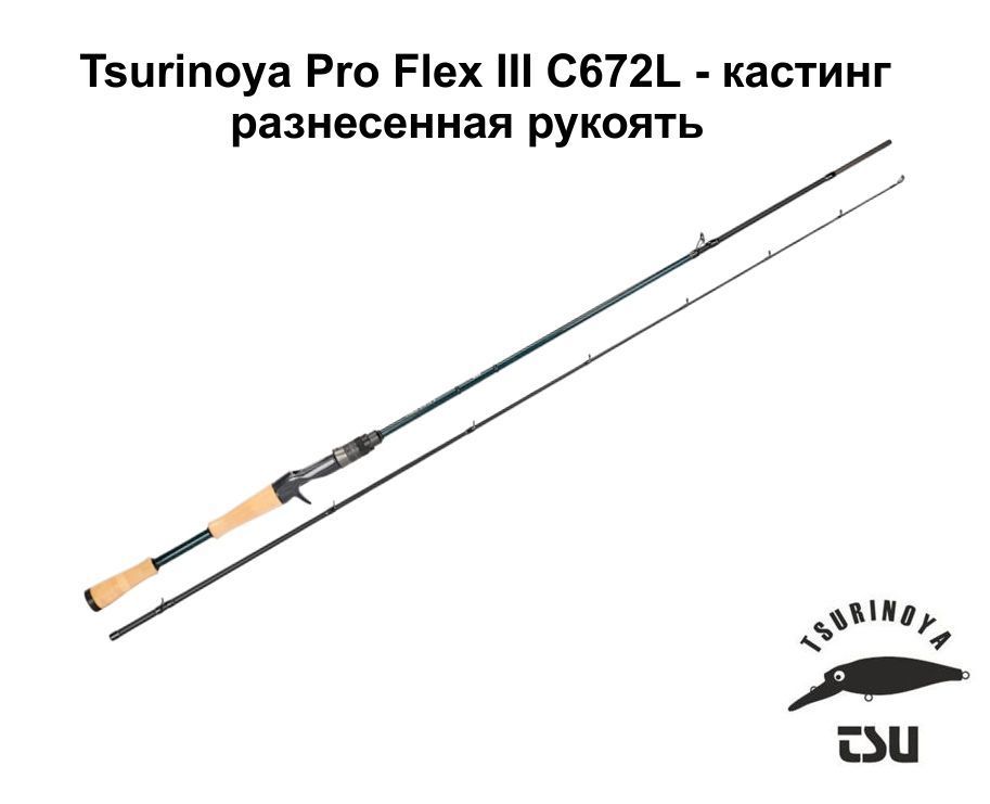 TsurinoyaProFlexIIIC672Lразнесенная,твичингудилищекастинговое