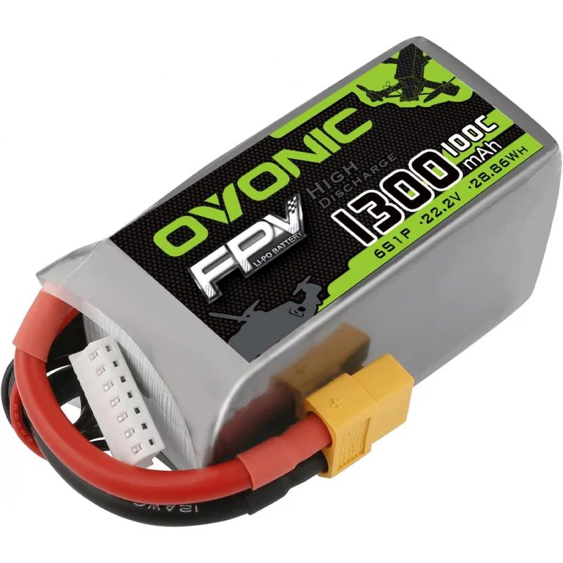 OVONIC 6S Lipo Battery 100C 1300 мАч 22,2 В Lipo аккумулятор с разъемом XT60