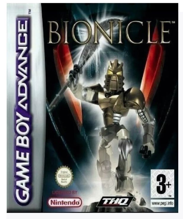 Игровой картридж Bionicle the Game (Бионикл) GBA, рус.версия (Platinum) (64M)