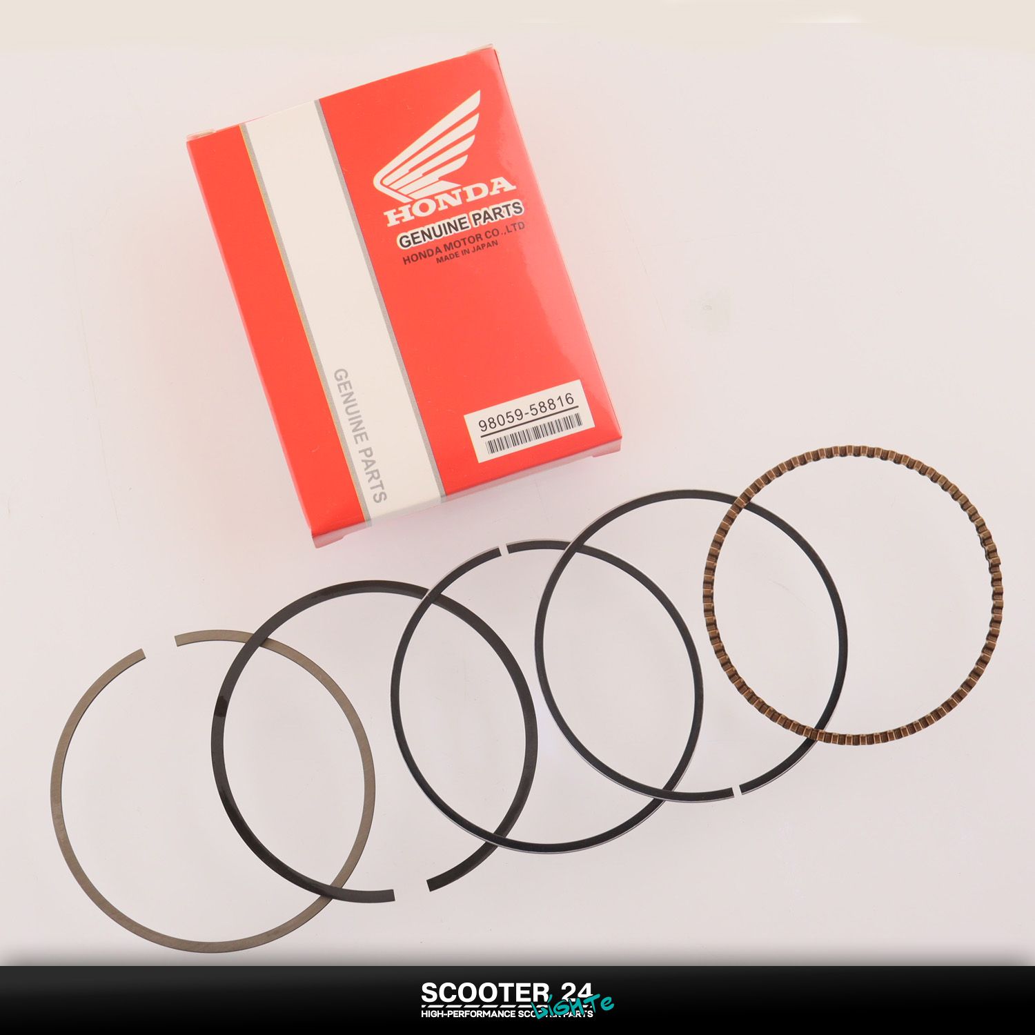 Кольца на мотоцикл 4T CB/CG 157FMI 163FML 165FMM 67 /00 мм (200/250cc STD) "HND"