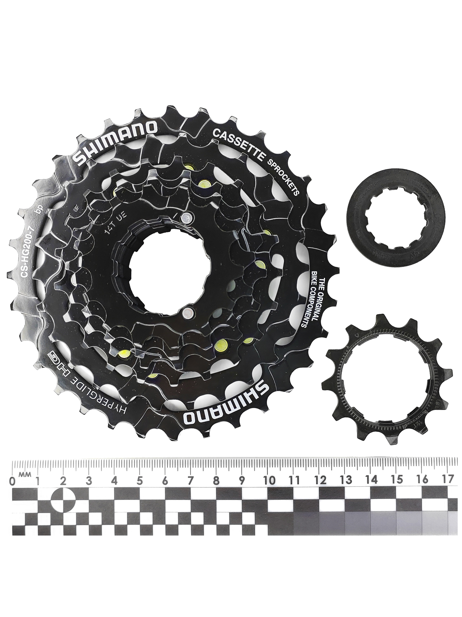Shimano Кассета звезда задняя HG200, 7 скоростей, звезды 12-32, черная — Товары для велоспорта — фото 4