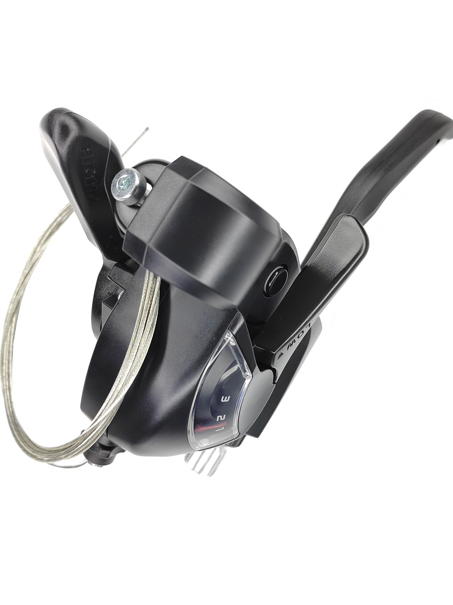 Shimano Шифтер ручка тормоза ST-EF41, серия Tourney, 3 скорости, под левую руку, трос 180 см, черный — Товары для велоспорта — фото 6