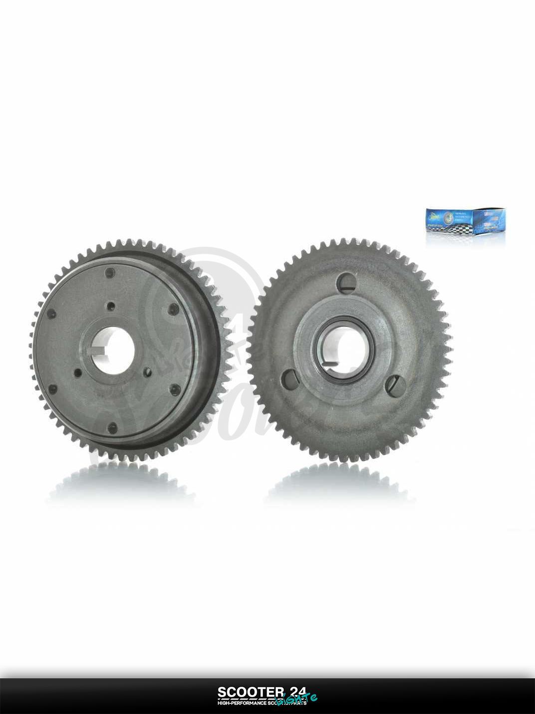 Обгонная муфта на китайский скутер Stels Kymco ARN125/150 / Стелс и Кимко (153QMI, 158QMJ) безроликовая "LIPAI"