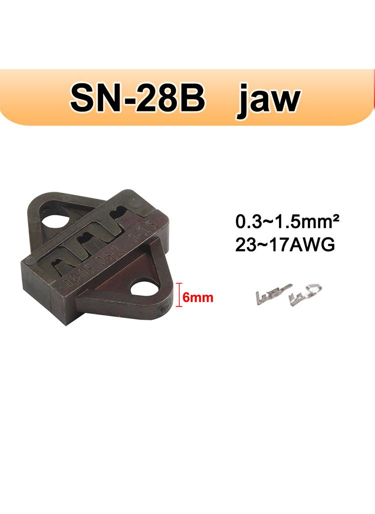 SN28BSN48BSN-2SN02SN0325SN06Наборыматрицвмини-стиледляручногообжимногоинструментасерииSN