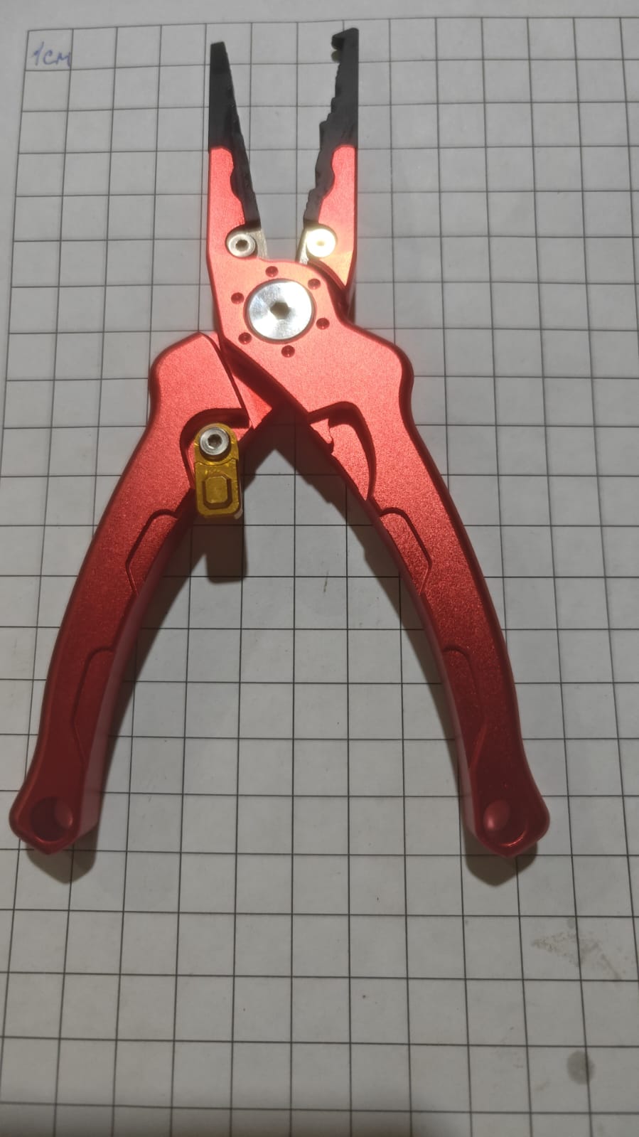 Плоскогубцы Невский хищник для съема колец большие, красные