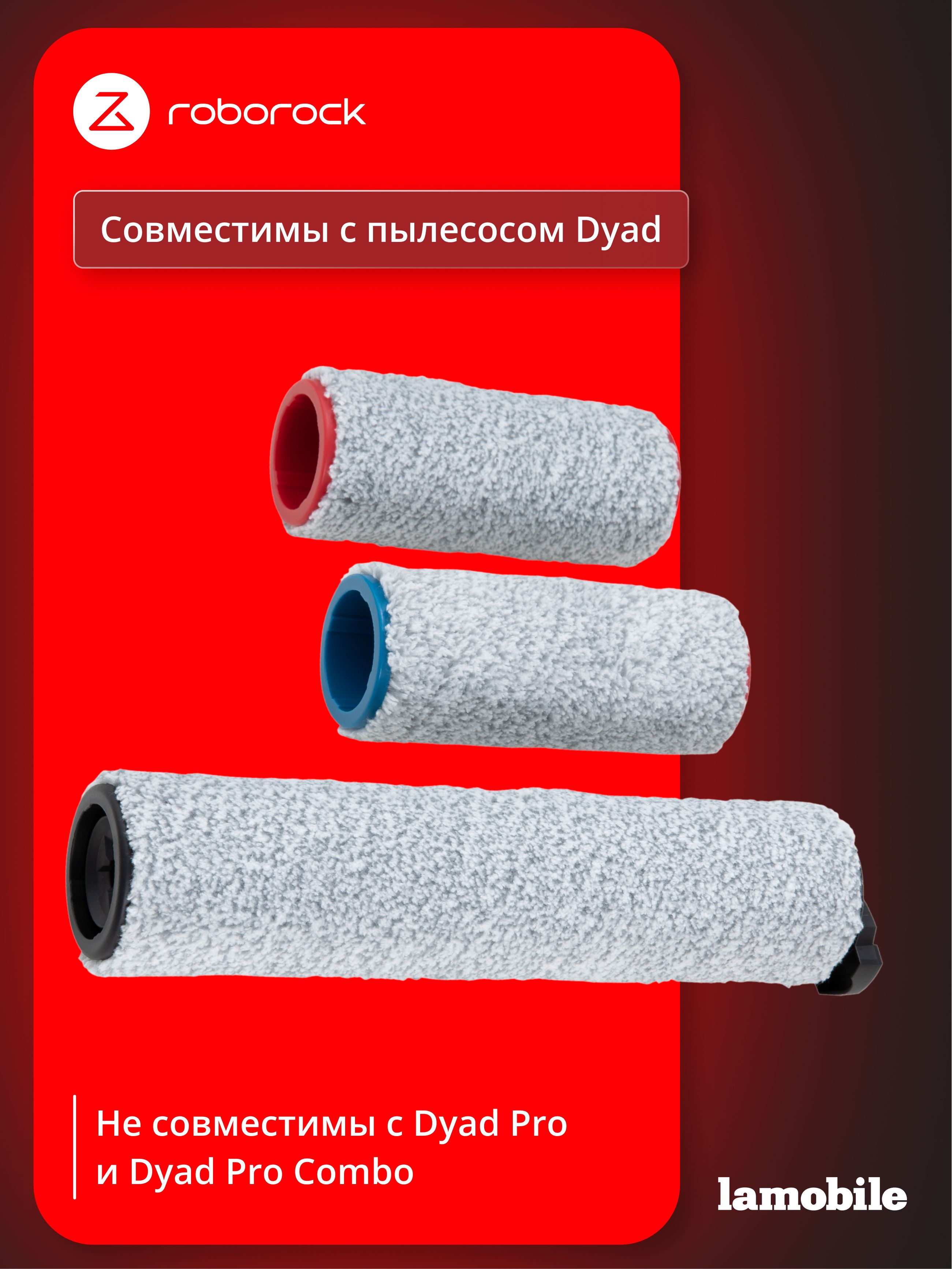 Набор роликов Rollers Package для Roborock Dyad (TDGS01RR)