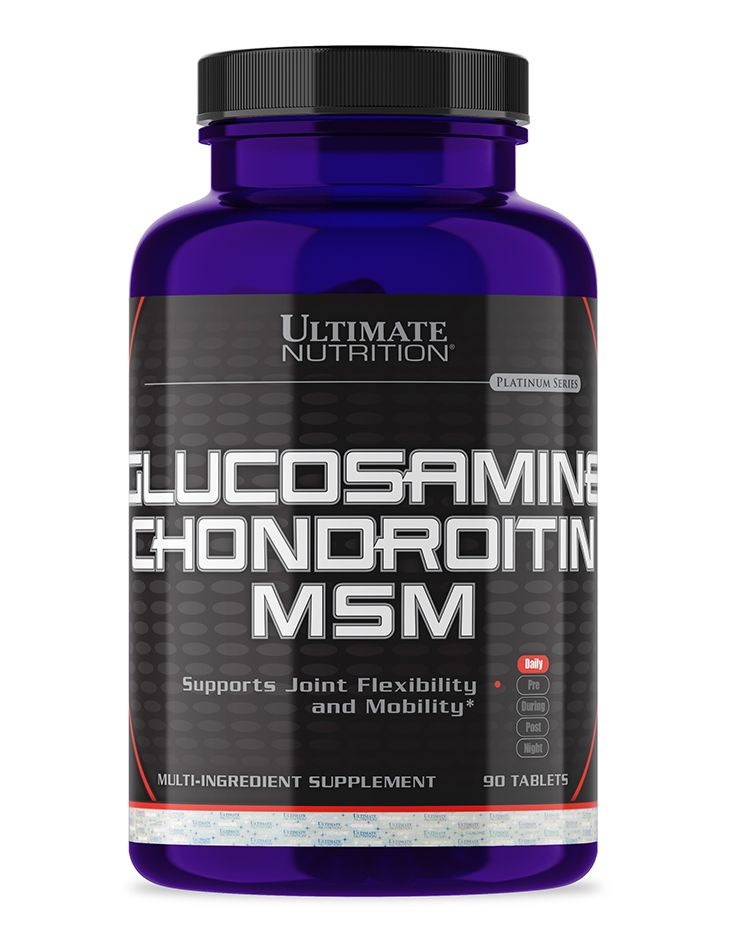 Ultimate Nutrition Glucosamine & Chondroitin & MSM 90 таблеток - купить ...