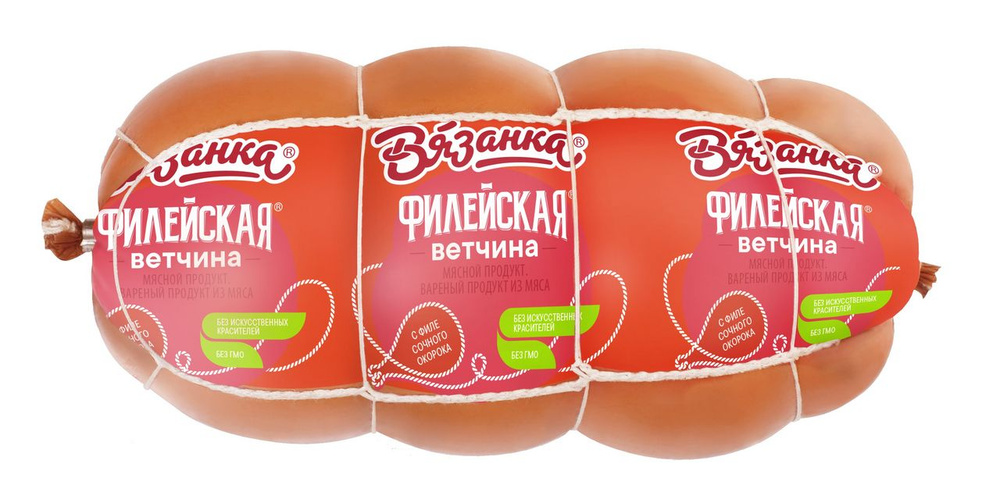 Ветчина Вязанка филейская столичная вареная, 450г, 2 шт. - купить с ...