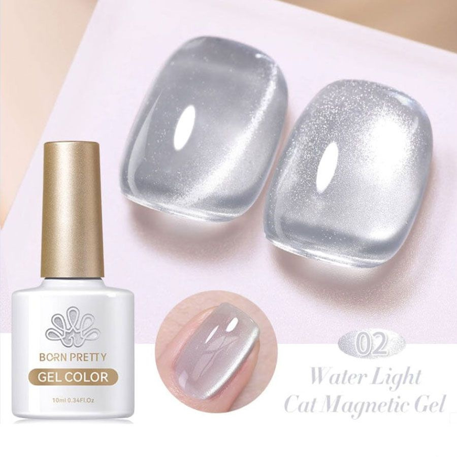 Born Pretty, Water Light Cat Magnetic Gel- магнитный гель-лак кошачий глаз WL-02, 10 мл  #1