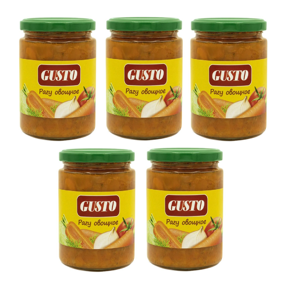 Рагу овощное Gusto, 420 г x 5 шт - купить с доставкой по выгодным ценам ...