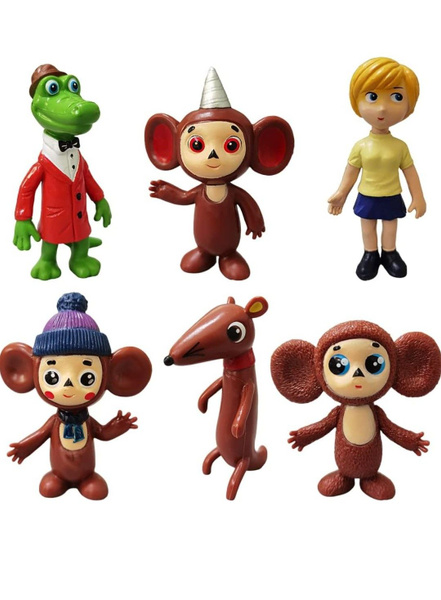 Набор фигурок из мультфильма "Чебурашка" - купить с доставкой по ...