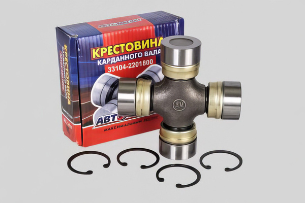 Крестовина Валдай, ГАЗ-3309 со стопорными кольцами (39 х118 ...