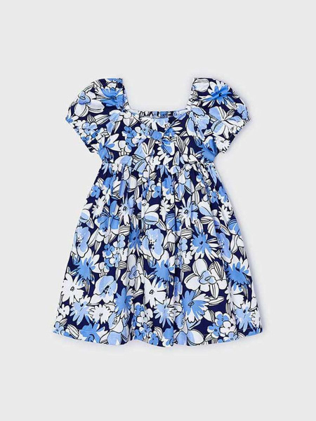 Платье для девочки Mayoral, цвет: темно-синий. 3941_32. Размер 9 (134 ...