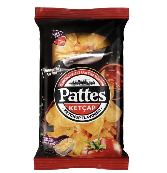Характеристики Чипсы картофельные PATTES со вкусом кетчупа, 100г 2 ...