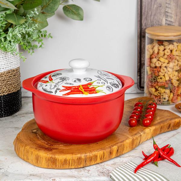Appetite Кастрюля керамические кастрюли chilli, Керамика, 3,5 л ...