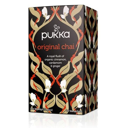 Чай черный Pukka Original Chai Black Tea (корица, кардамон, имбирь) 20 ...