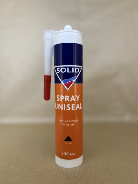 SOLID UNISEAL распыляемый герметик чёрный 290 мл - купить по выгодной ...